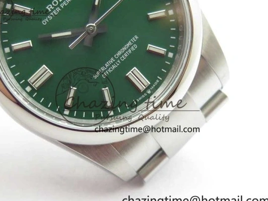 MiroTime 0209 Snug Oyster Perpetual 36mm 126000 BP Best Edition Green Dial on SS Bracelet 2648